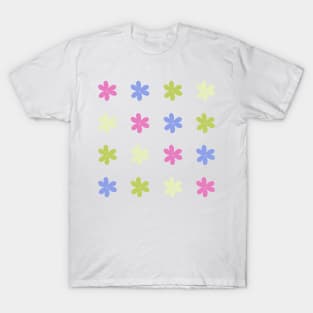 Mini Flowers Bundle - Bright Pastels T-Shirt